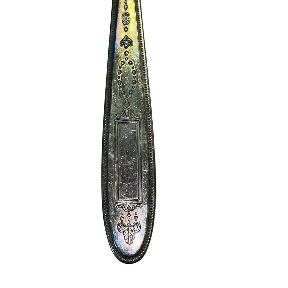 Vintage 1921 Grosvenor Oneida Community Spoons Used Set of 12